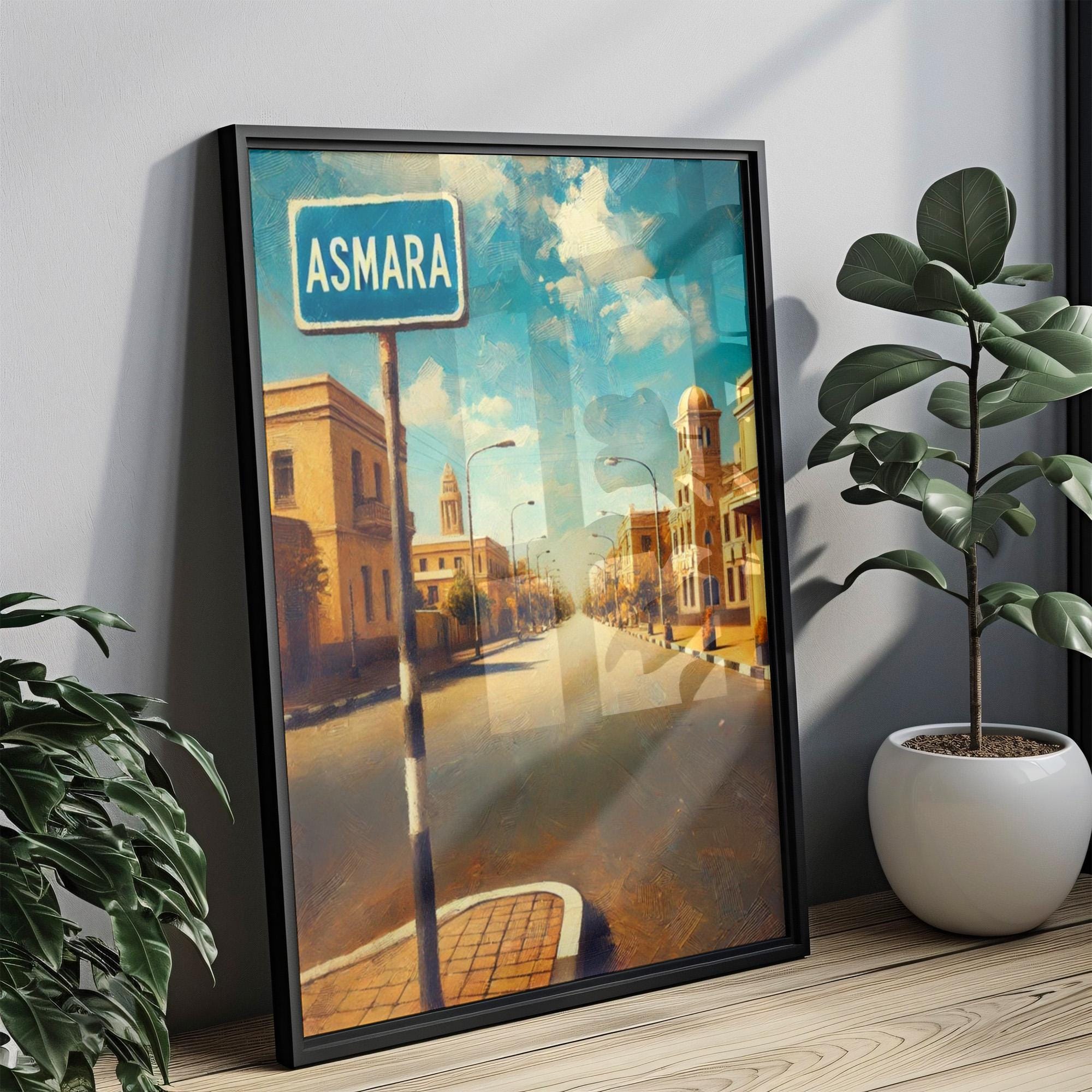 Eritrea Modern Wall Art - Asmara, Eritrea