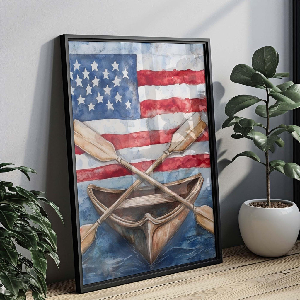 Boat Poster Vintage - United States