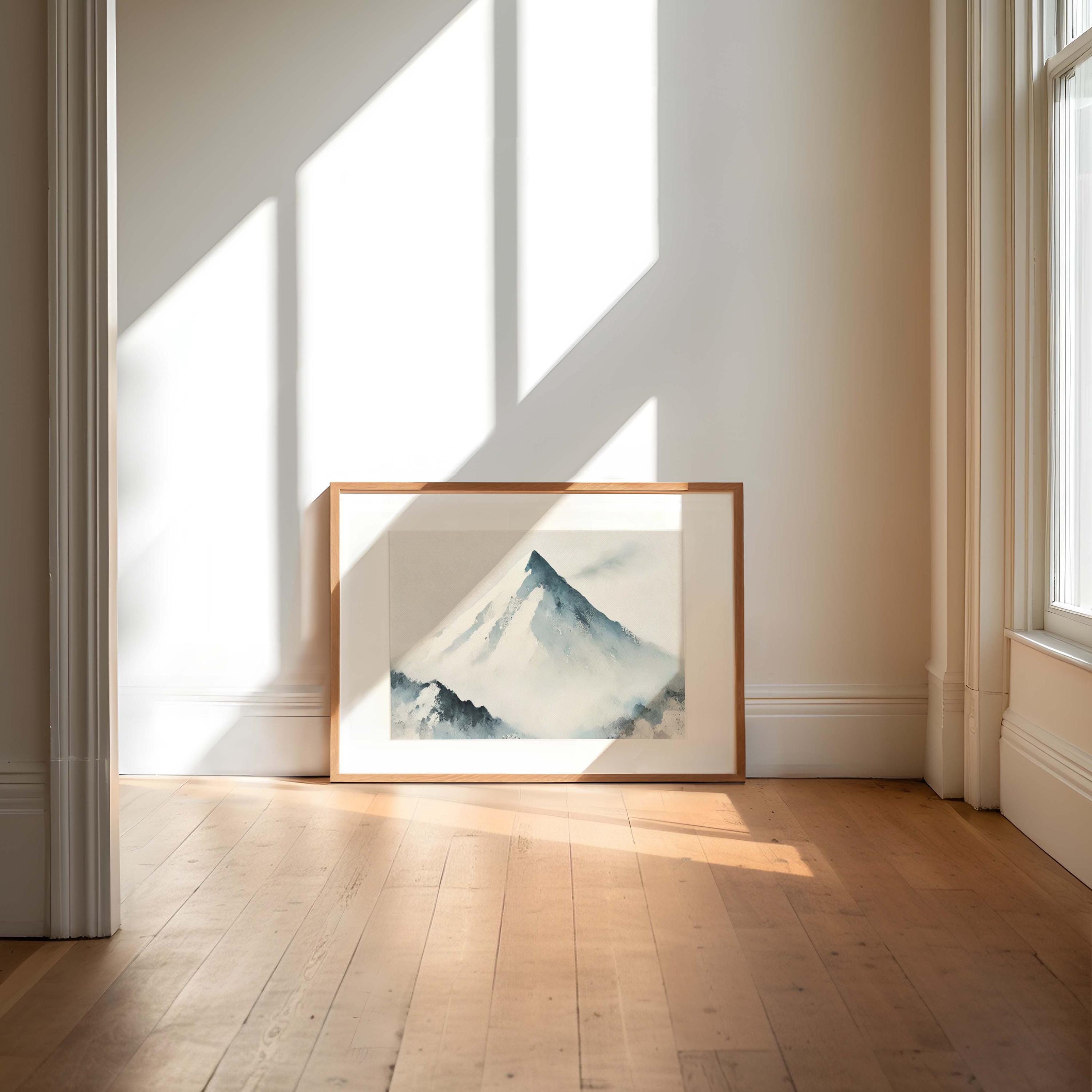 Snowy Mountain Wall Art