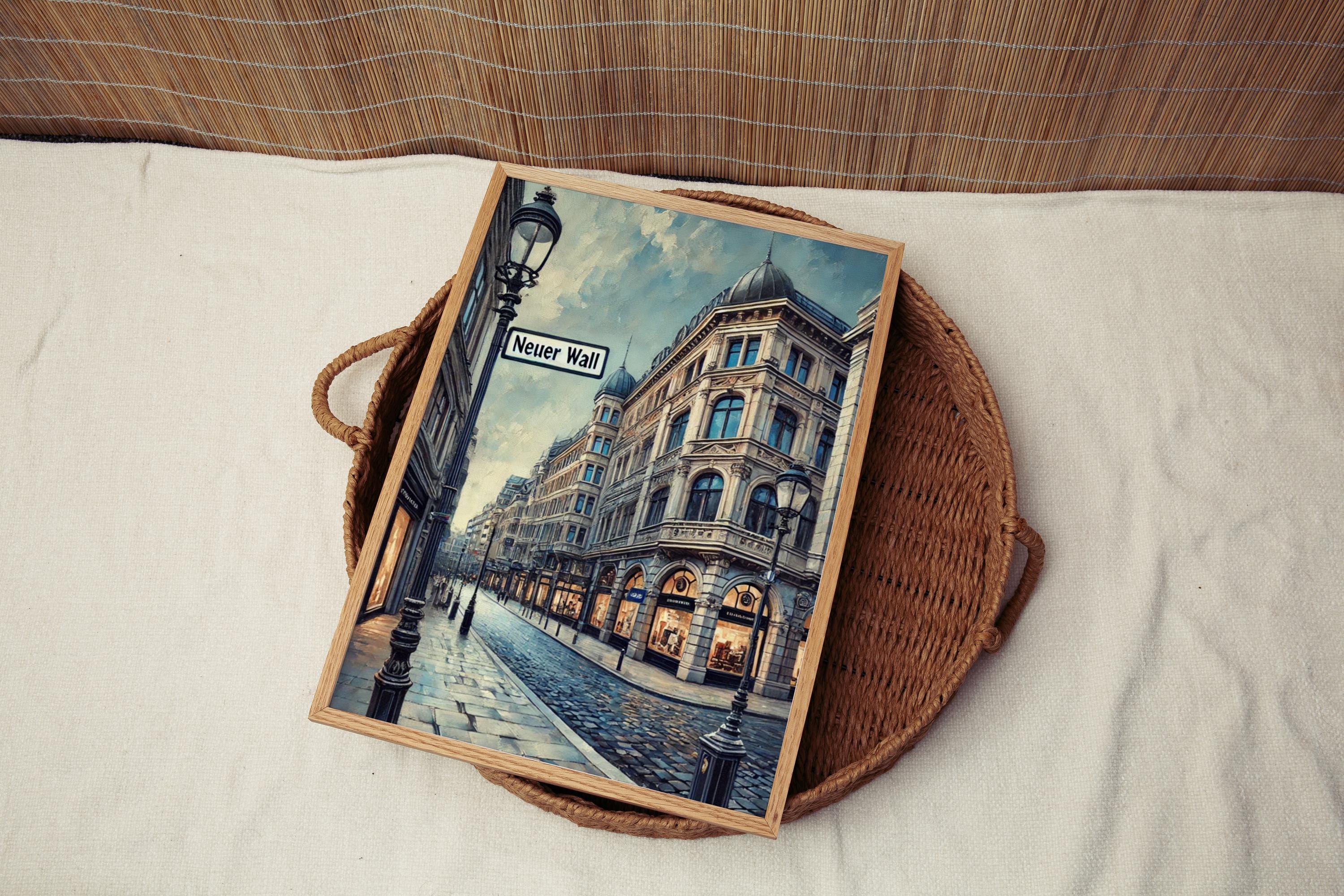 Neuer Wall Travel Poster - Germany