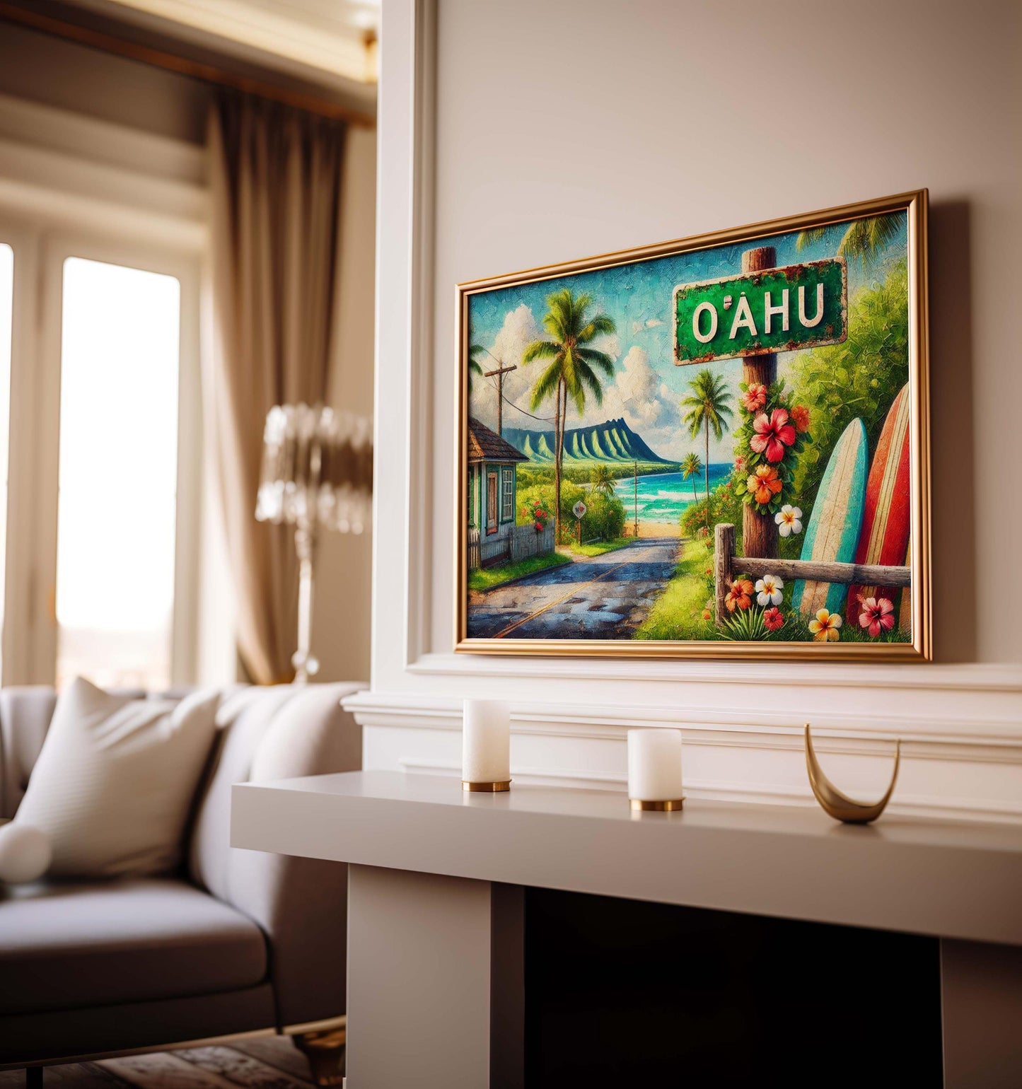 Oʻahu Artwork Print