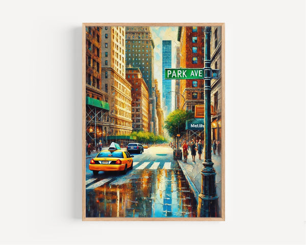 Park Ave Print - Manhattan, New York, USA