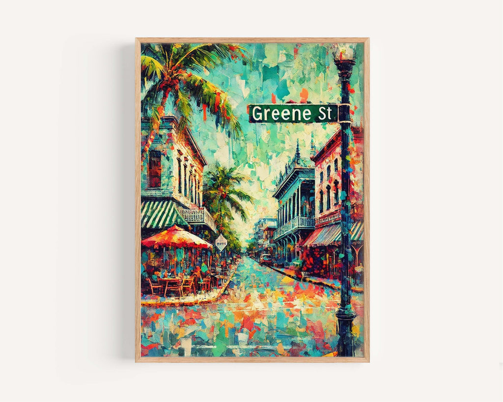 Greene St Coastal Print - Key West, Florida, USA