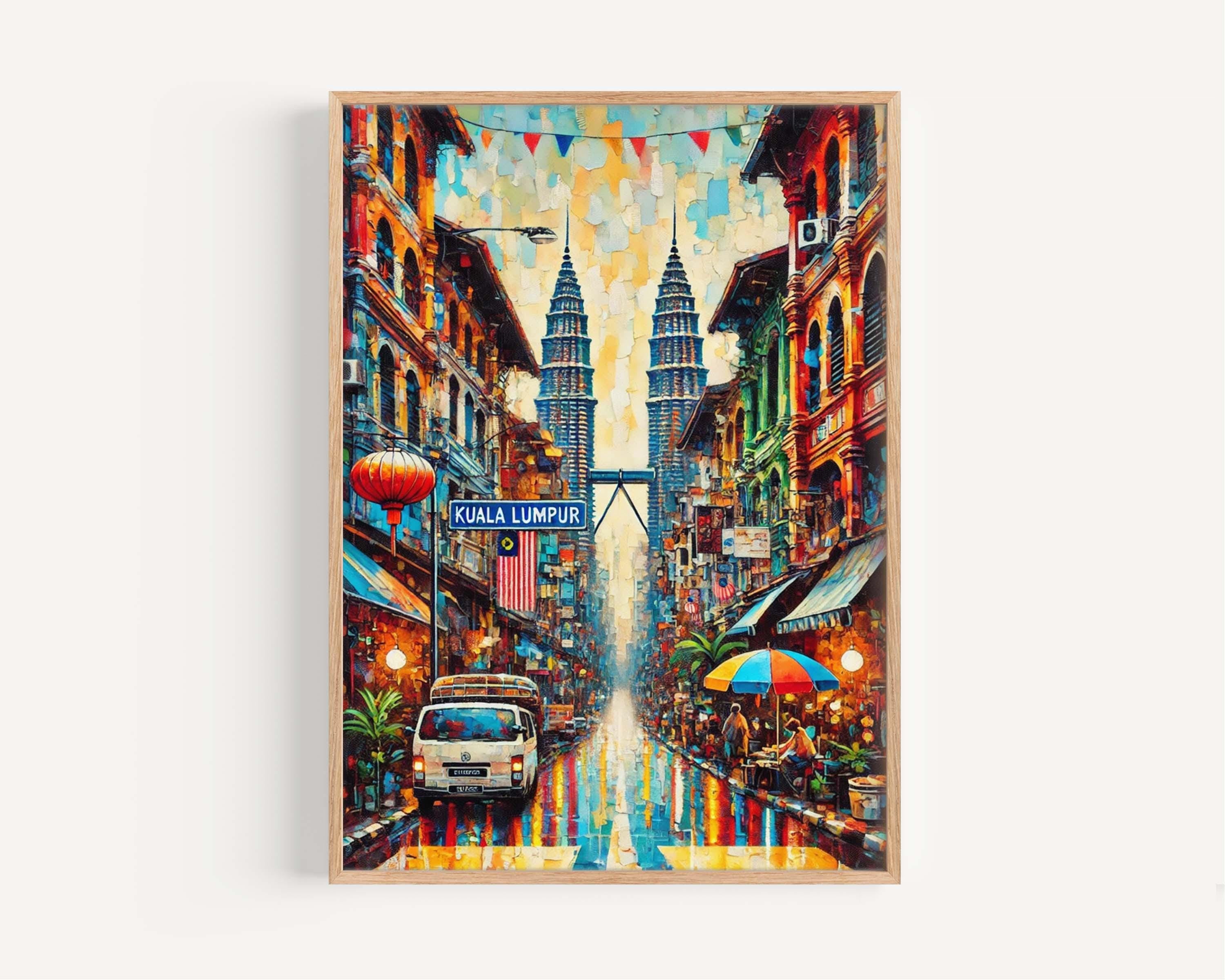 Kuala Lumpur Print Modern - Kuala Lumpur, Malaysia