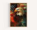 Bald Eagle Wall Art Patriotic - USA
