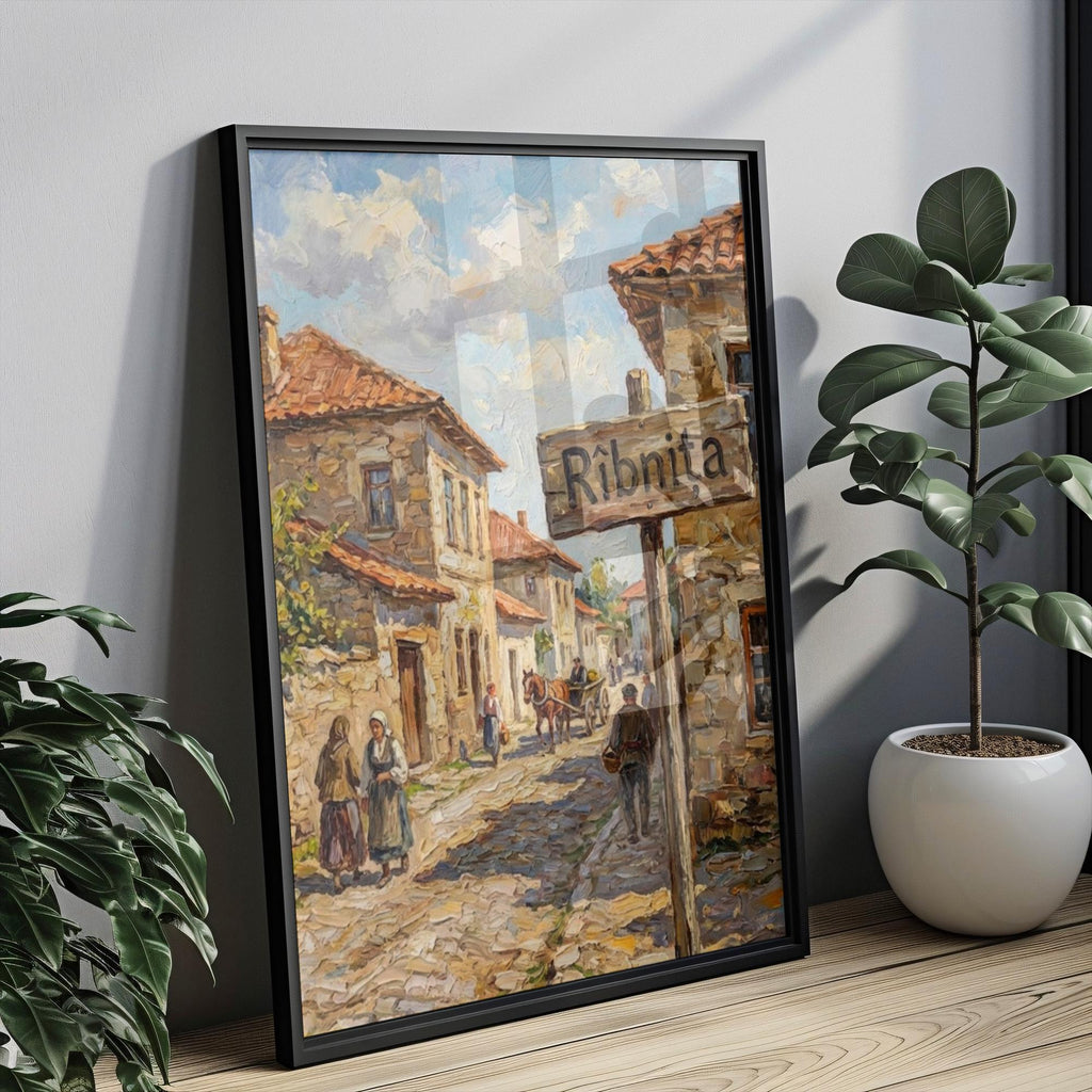 Ribnita Moldova Wall Art Print: Dniester River Travel Poster