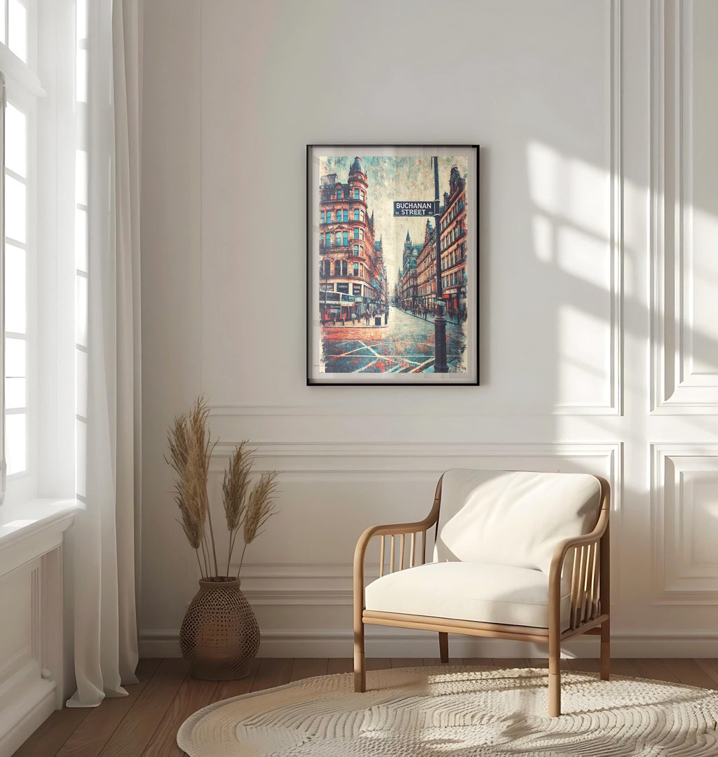 Buchanan Street Print - Glasgow, Scotland