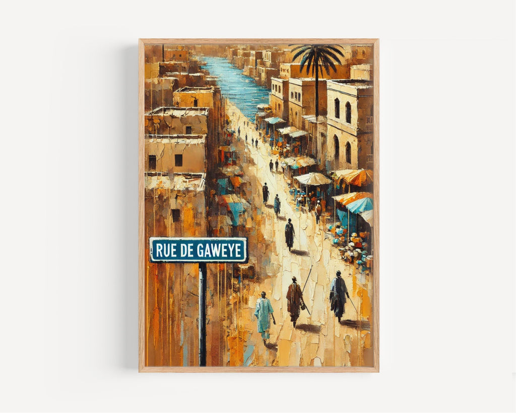 Rue De Gaweye Wall Art - Niamey, Niger
