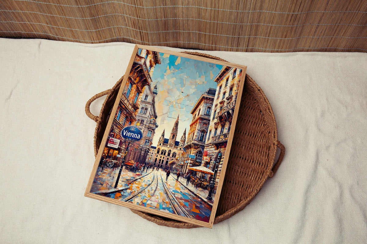 Vienna Travel Print - Vienna, Austria