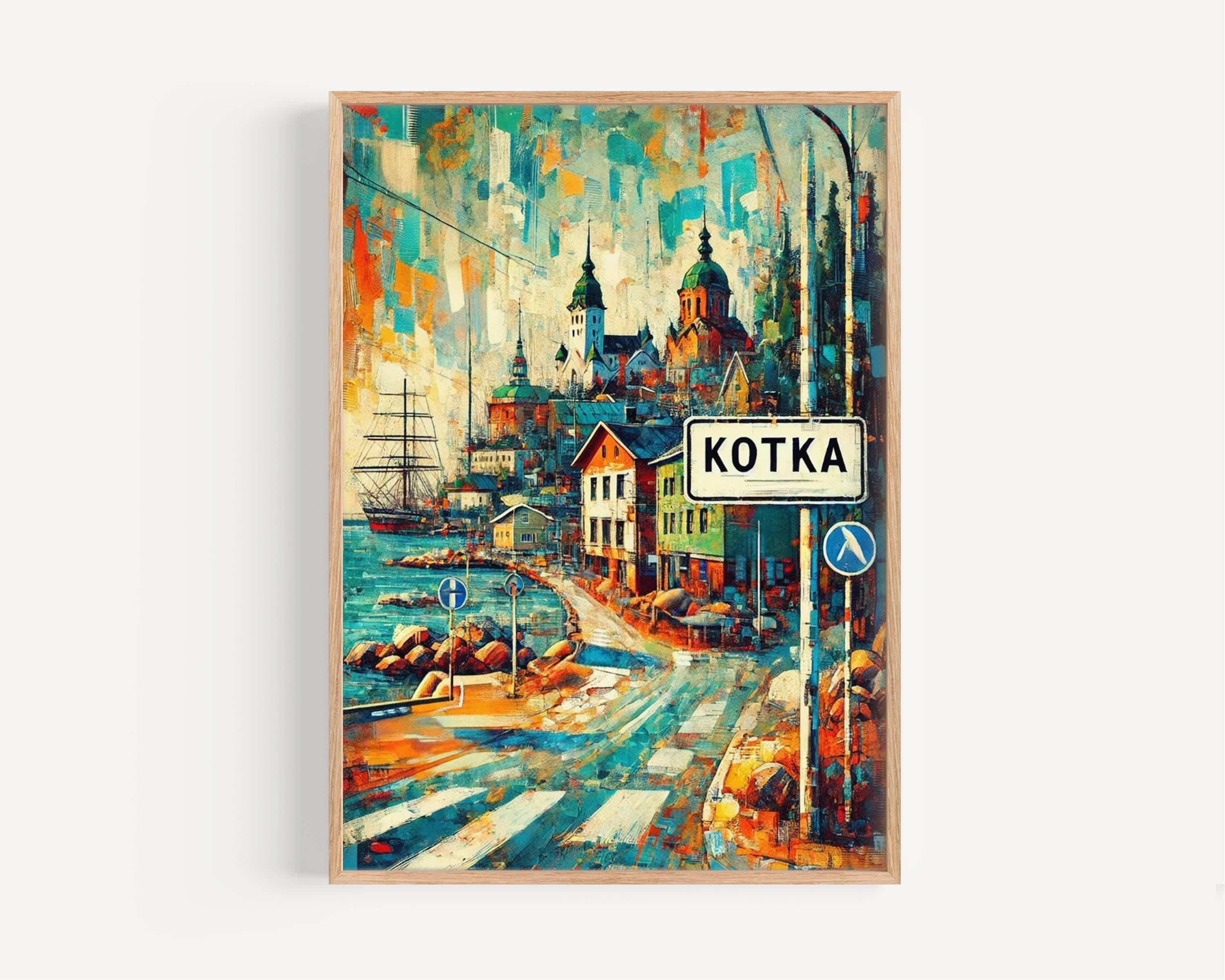 Kotka Scandinavian Print - Kotka, Finland