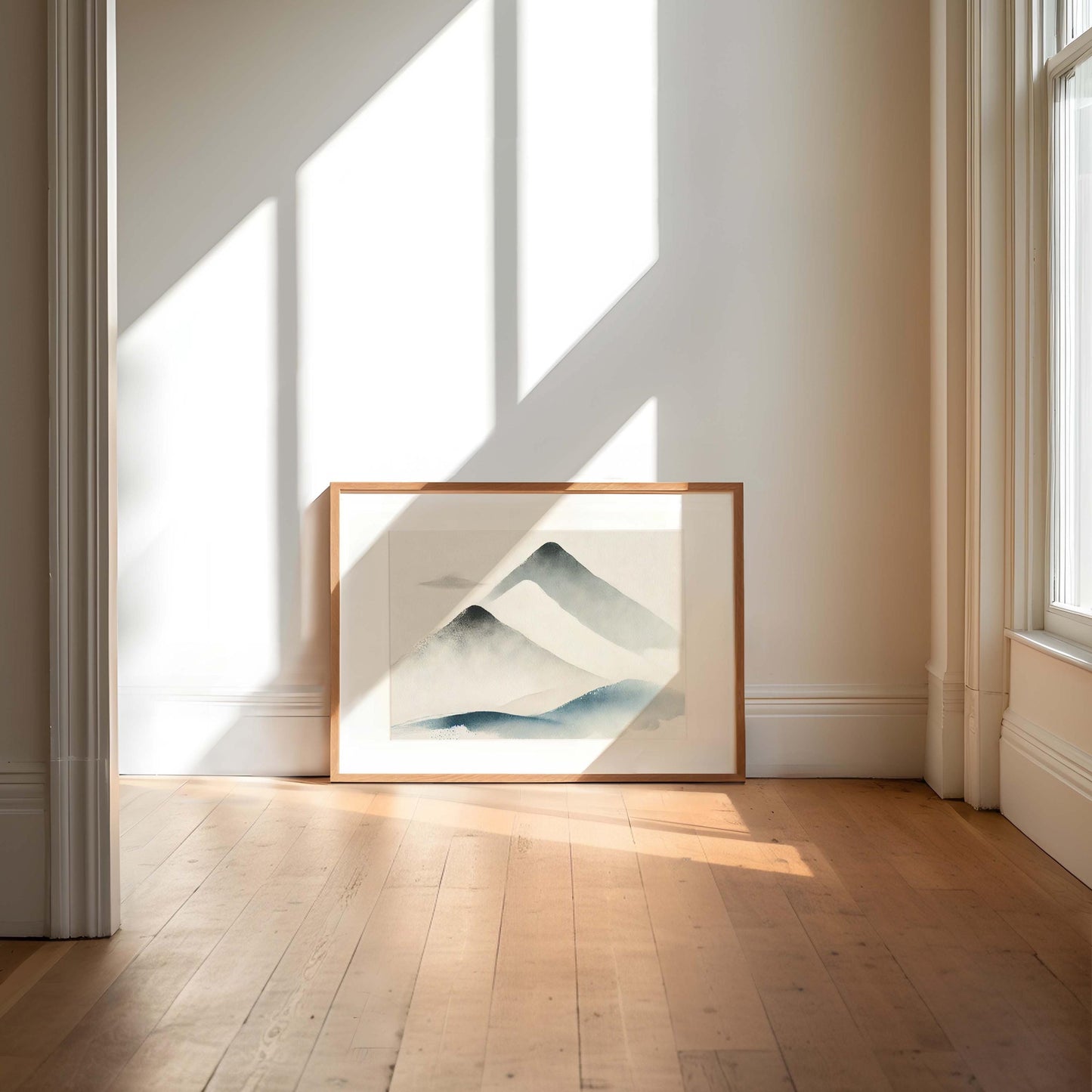 Nature Gift Mountain Wall Art Snowy Print Nature Decor Housewarming Family New Home Gift