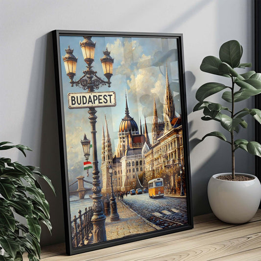 Budapest Art Print - Hungary City Wall Art, Travel Poster, European Home Decor, Housewarming Gift, Budapest Travel Print