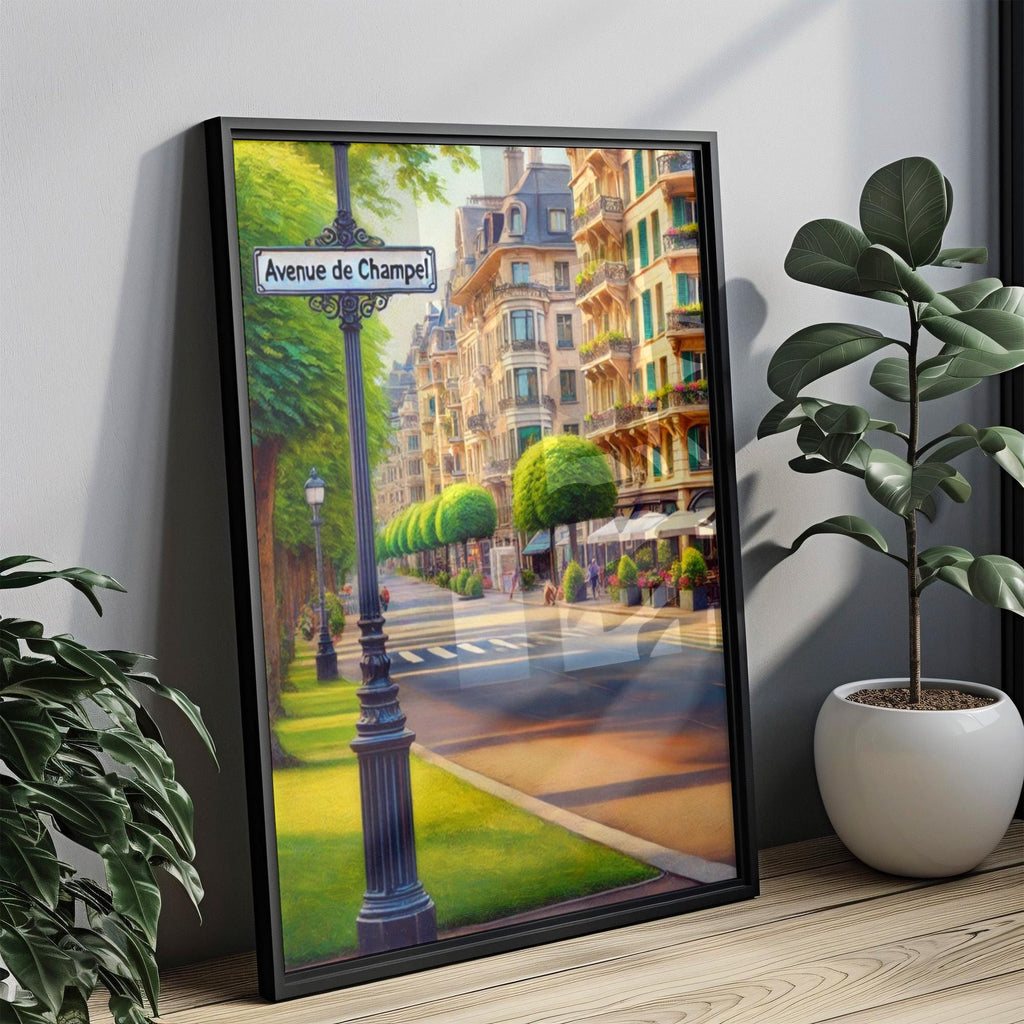 Avenue De Champel Print - Geneva, Switzerland