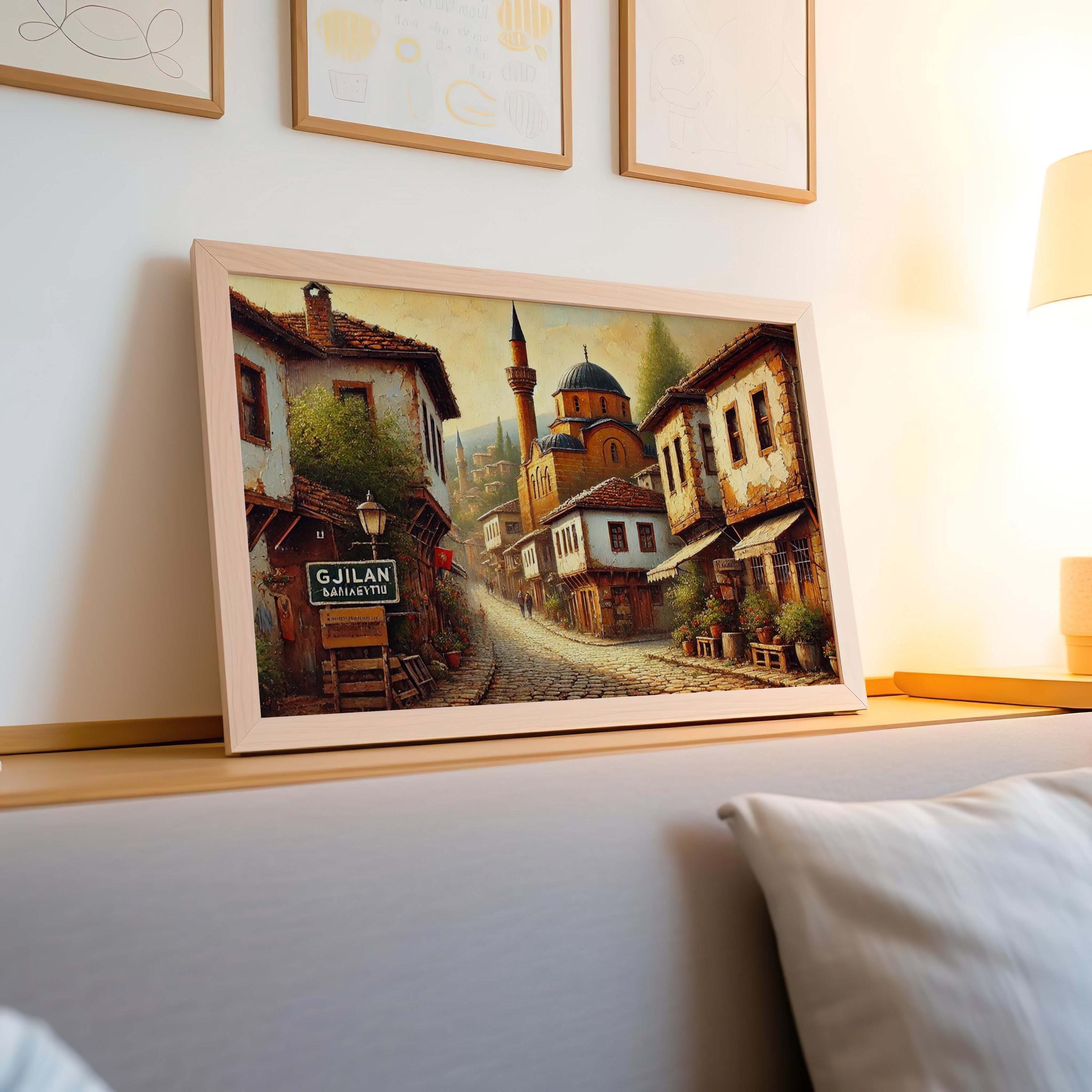 Gjilan Wall Art Map - Gjilan, Kosovo