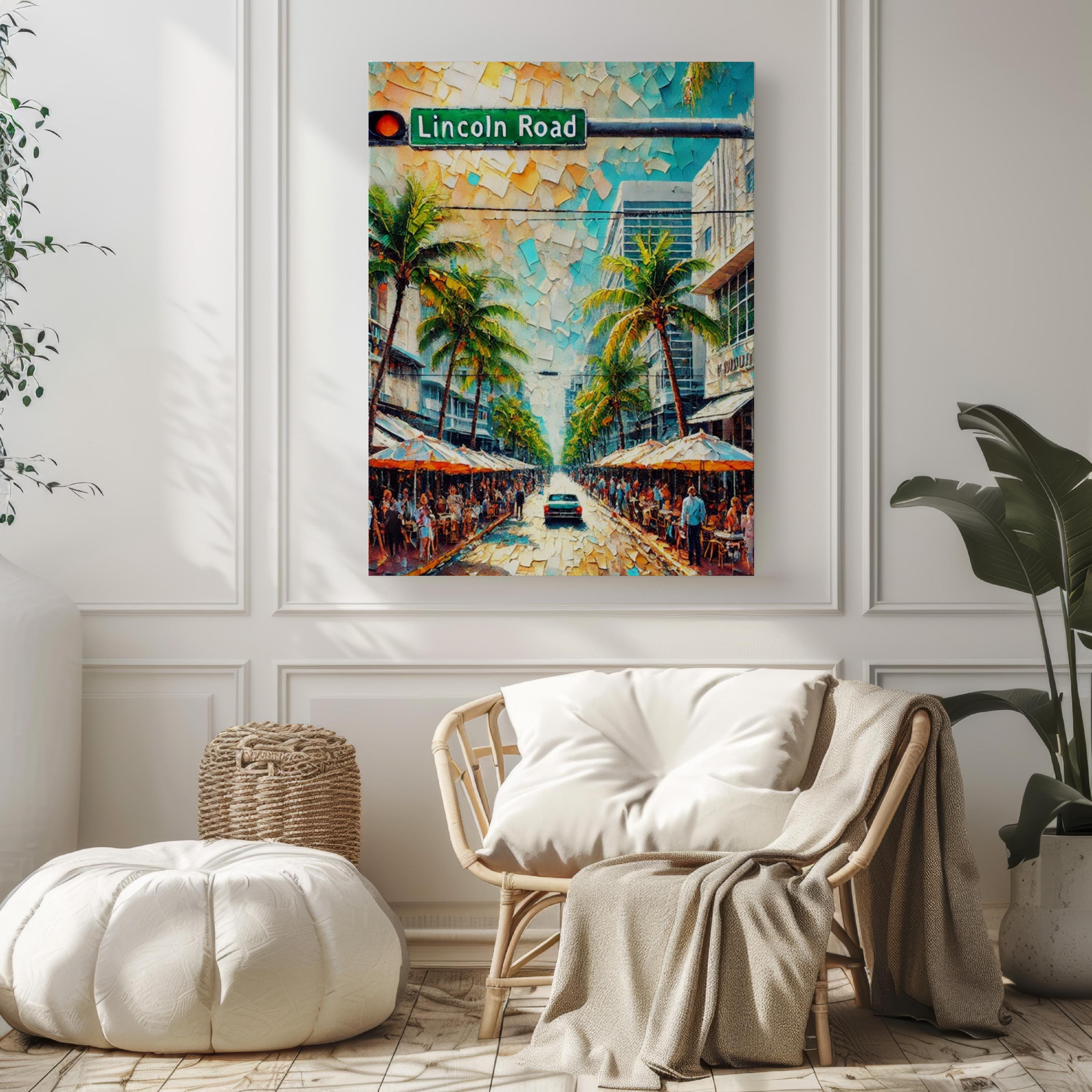 Lincoln Road Print - Miami Beach, Florida, USA
