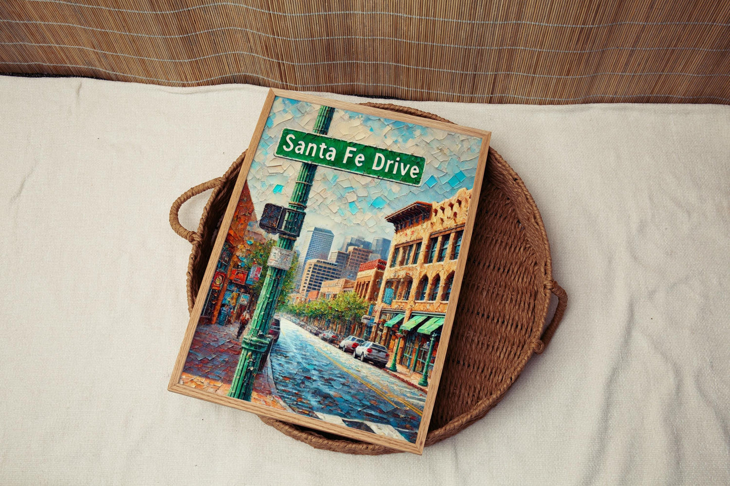 Santa Fe Drive Wall Art, Denver Print, Colorado Art, City Street Sign Poster, Travel Souvenir, Home Decor, Art District Gift, Personalized