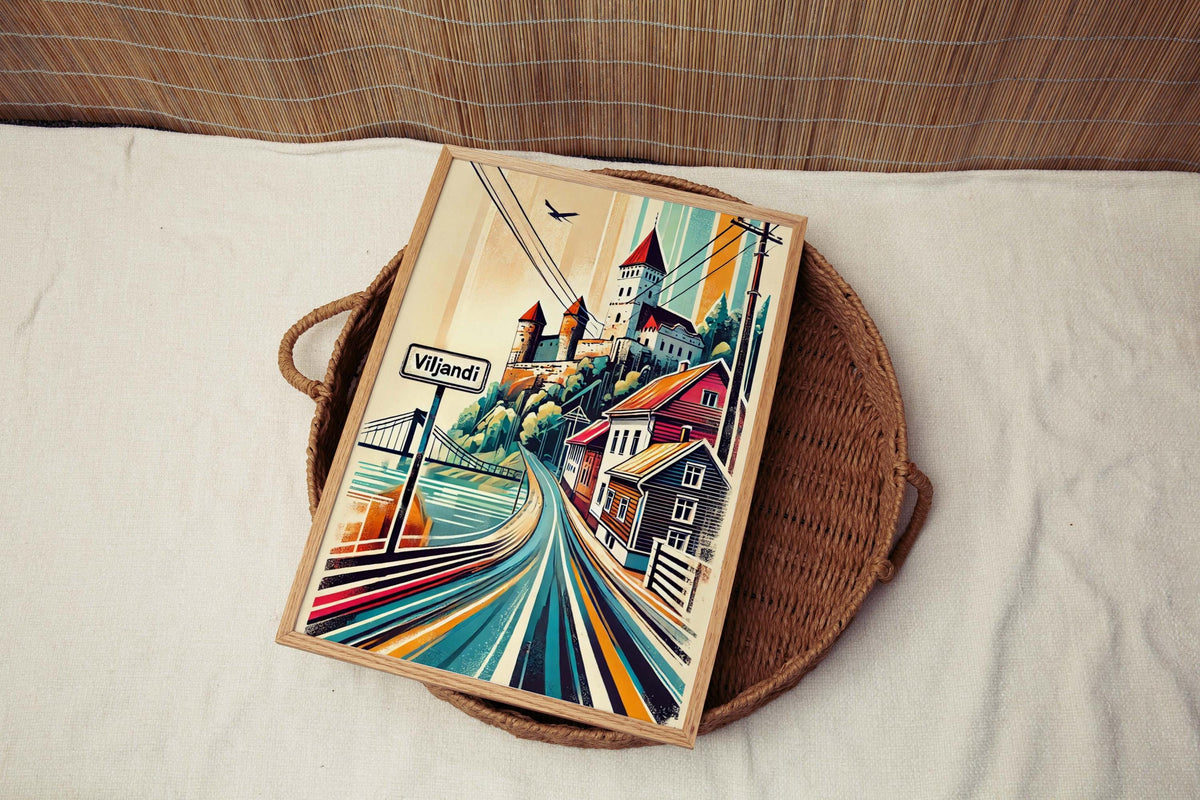 Viljandi Art Print - Viljandi, Estonia