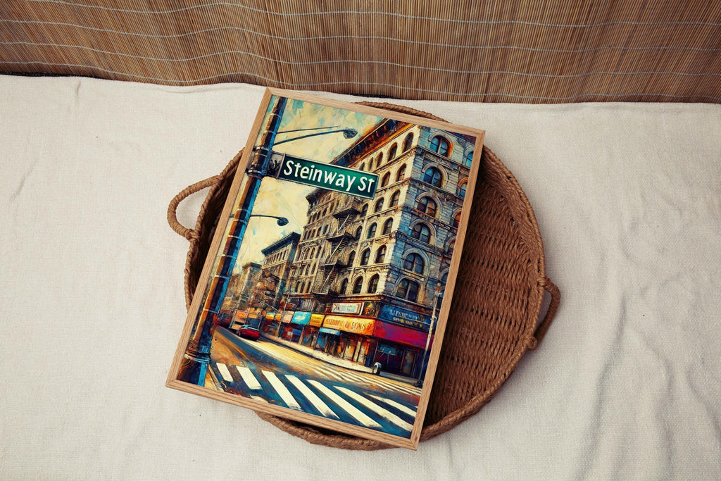 Steinway Street Print - Queens, New York, USA