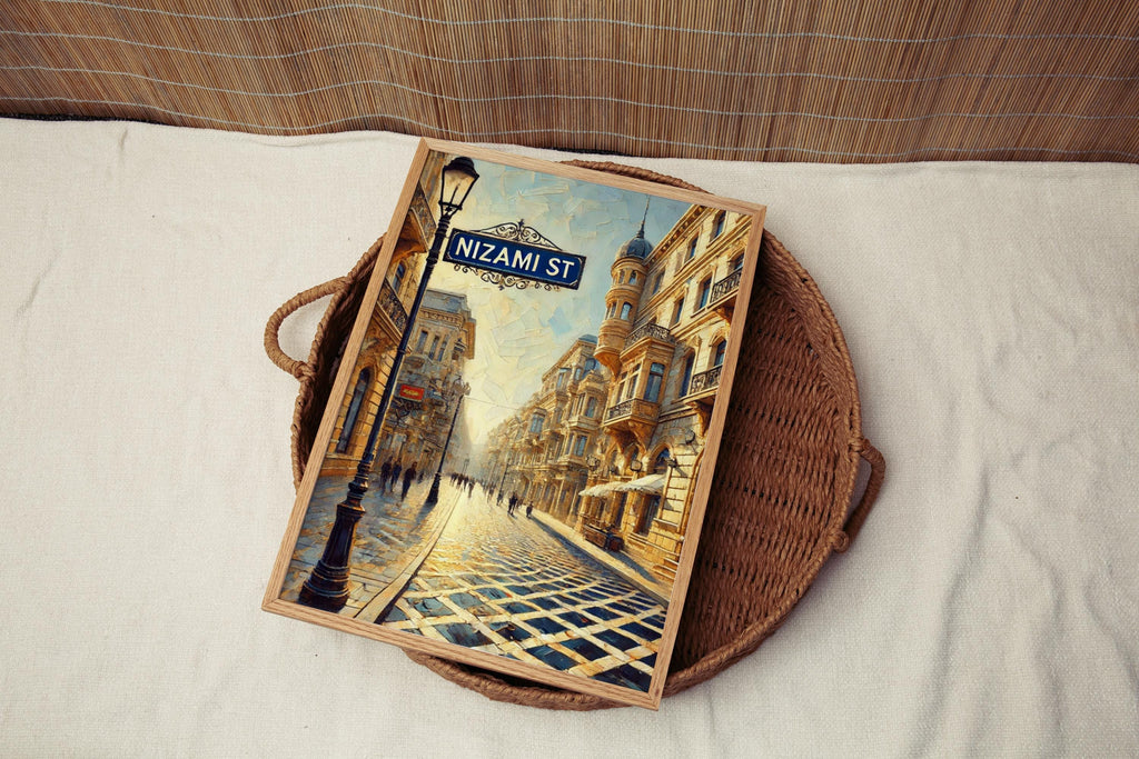 Nizami Street Print - Baku, Azerbaijan
