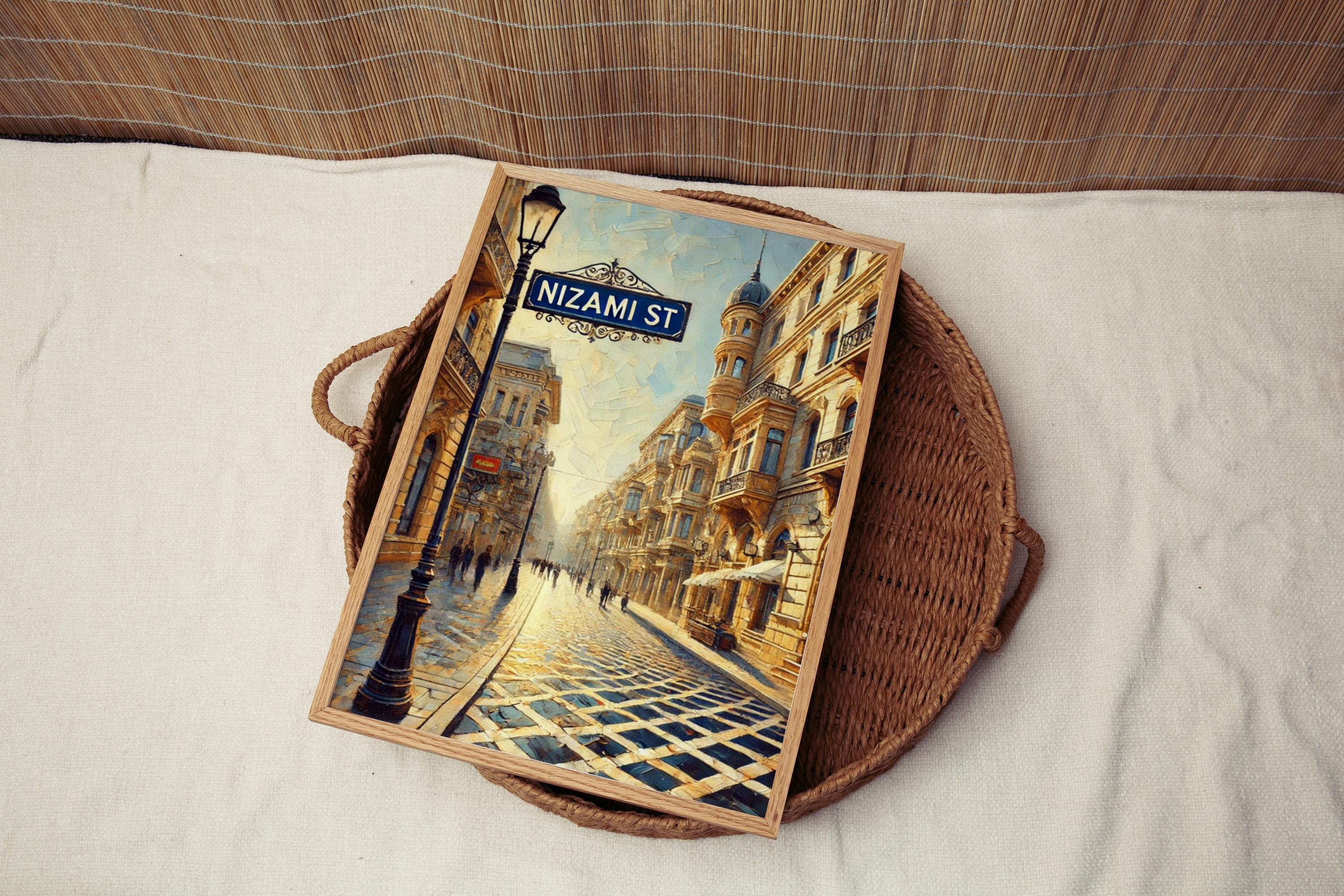 Nizami Street Print - Baku, Azerbaijan