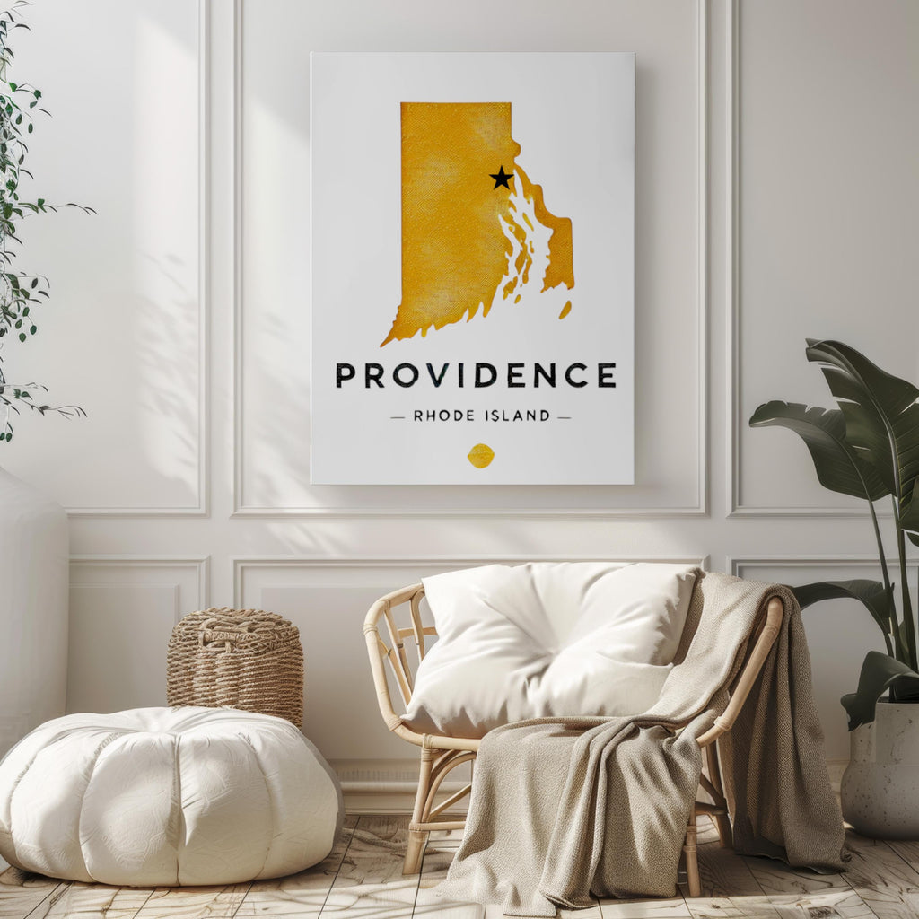 Providence Map Print - Providence, Rhode Island, USA