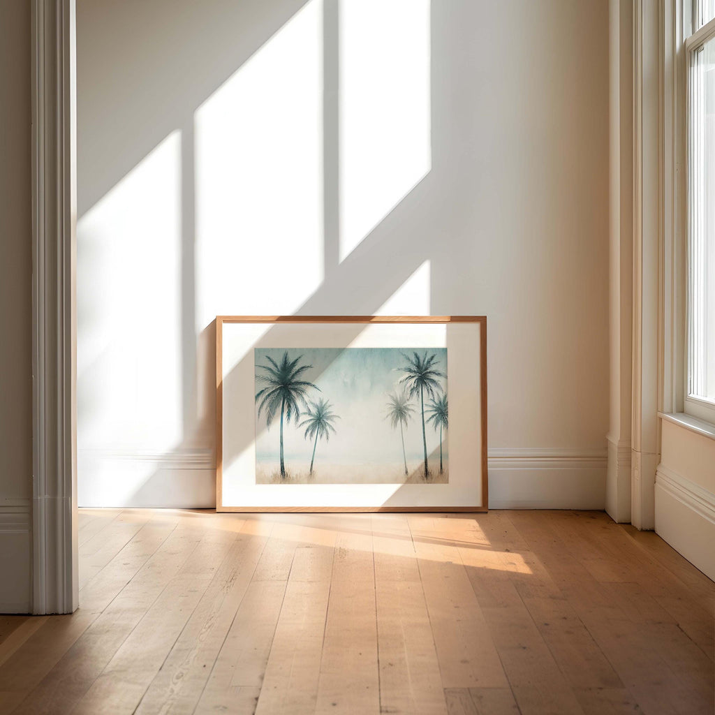 Palm Tree Wall Art Tropical Beach Decor