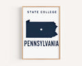 State College Wall Art - State College, Pennsylvania, USA