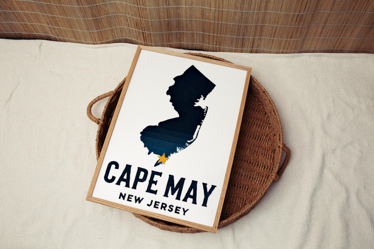 Cape May Wall Art, Cape May Print, New Jersey Art, New Jersey Gift, Travel Print, Home Decor, Housewarming Gift, College Wall Artwork