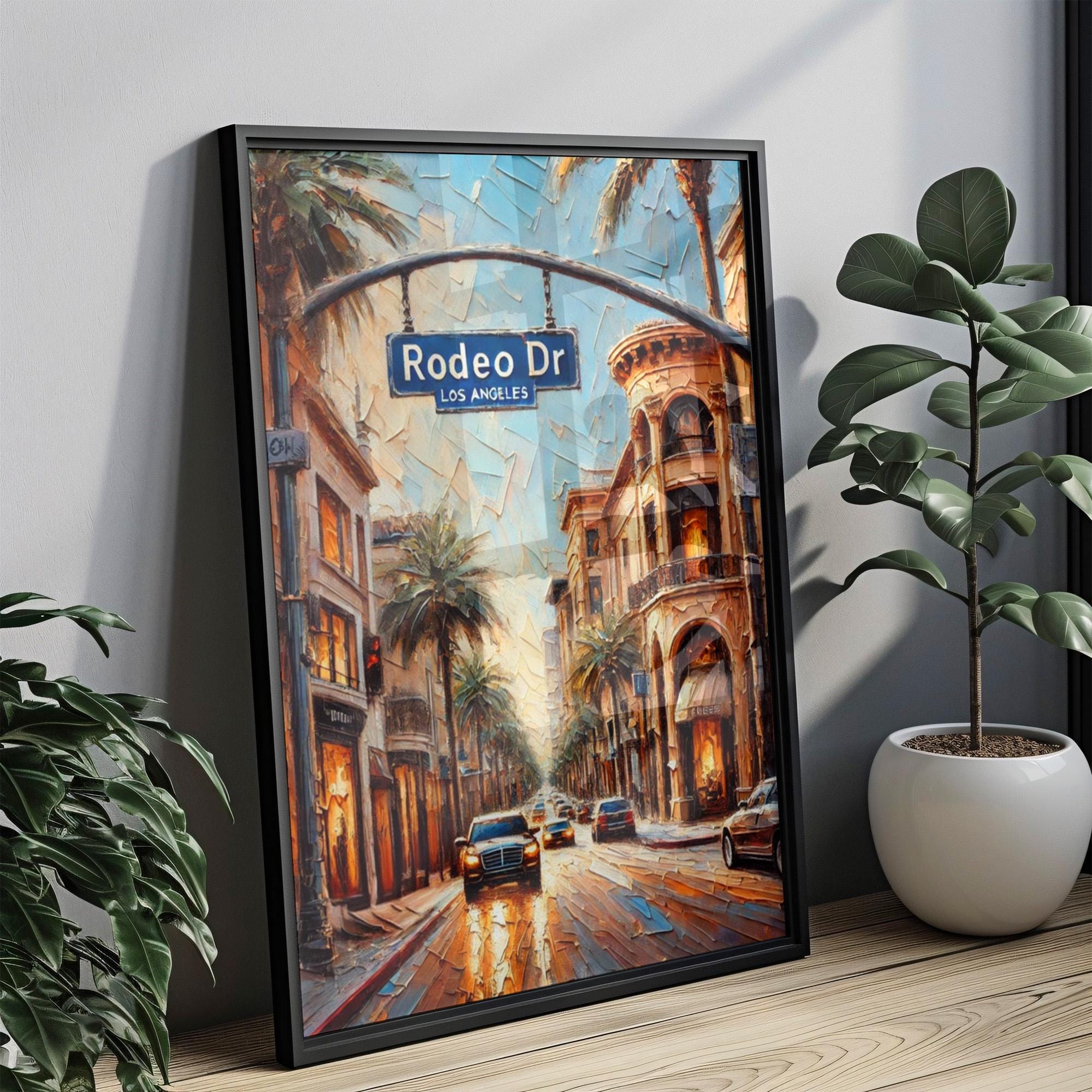 Rodeo Drive Print - Beverly Hills, California, USA
