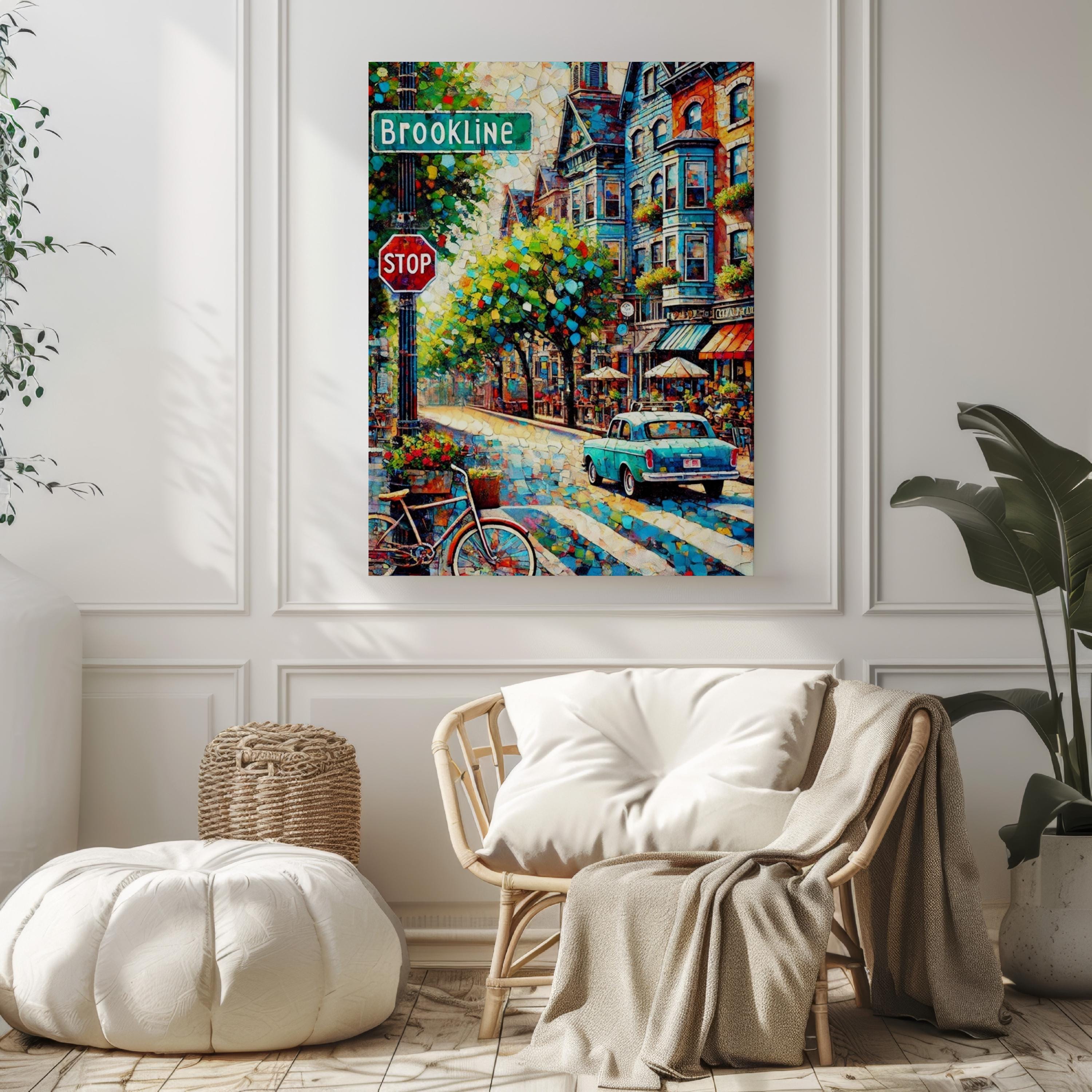 Brookline Wall Art - Brookline, Massachusetts, USA