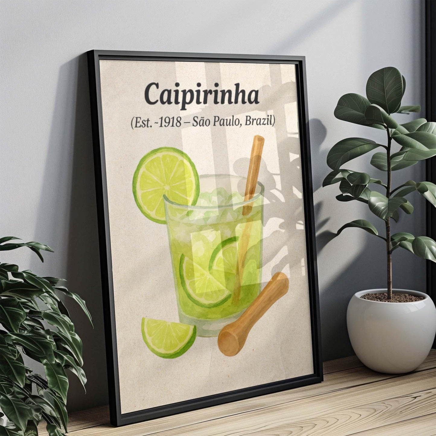 Caipirinha Cocktail Artwork