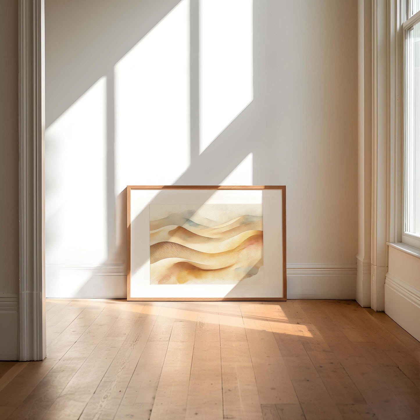 Nature Gift Dunes Wall Art Print - Desert Sand Home Decor, Family & Housewarming Nature-Inspired Artwork, New Home