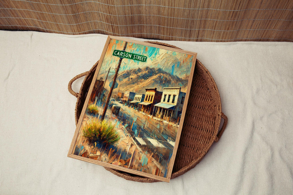 Carson Street Wall Art - Nevada, USA