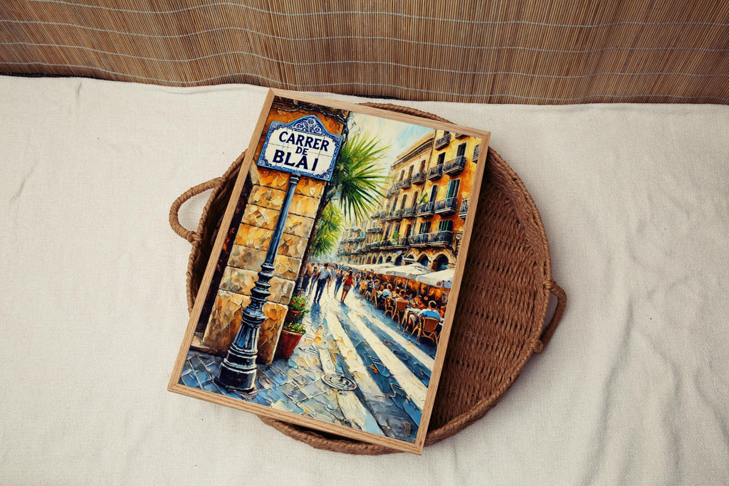 Carrer de Blai Print Decor - Barcelona, Spain