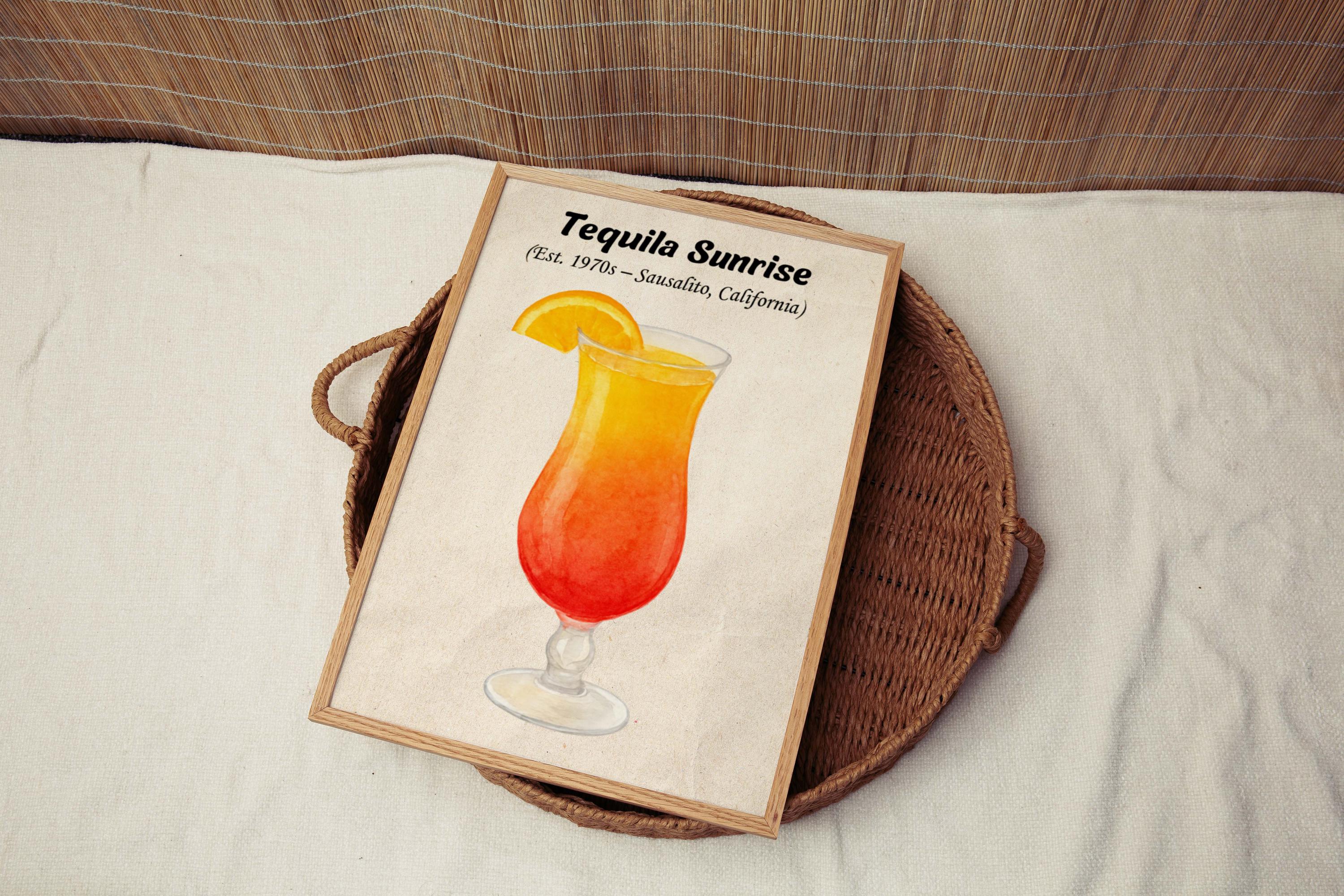 Tequila Sunrise Wall Art