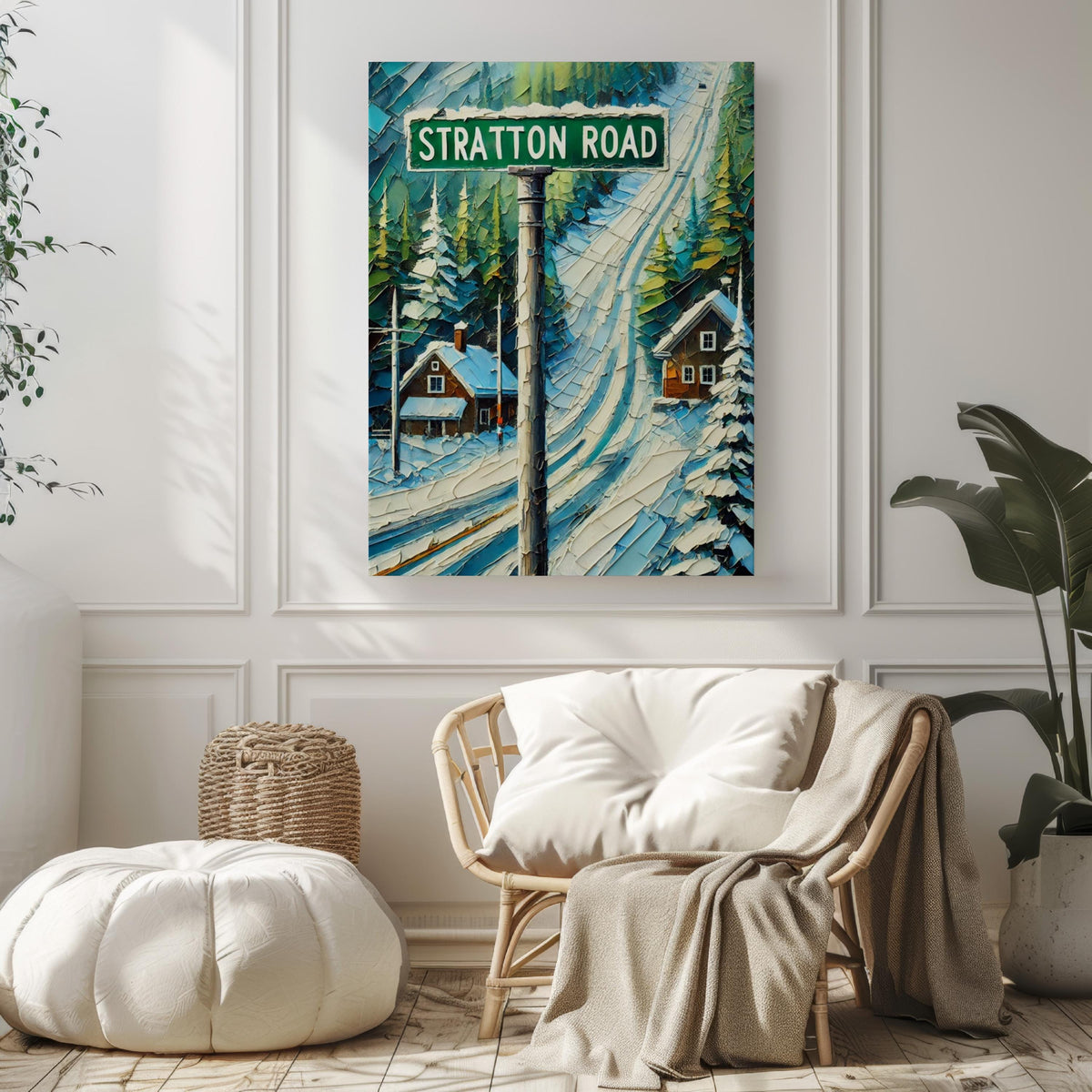 Stratton Road Print - Rutland, Vermont, USA