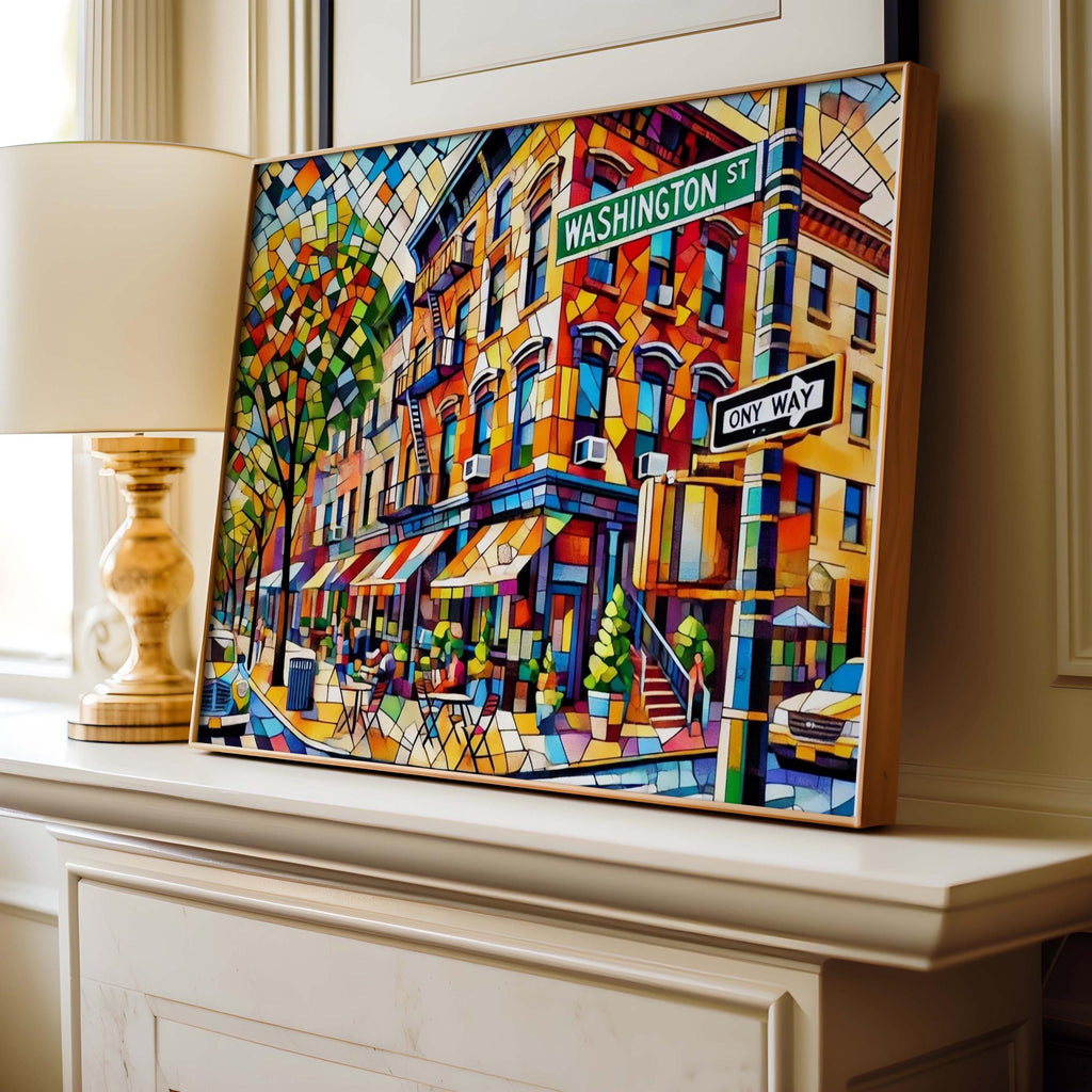 Washington Street Print - Hoboken, New Jersey, USA