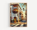 Calle Cano Street Sign Print: Las Palmas Canary Islands Travel Poster