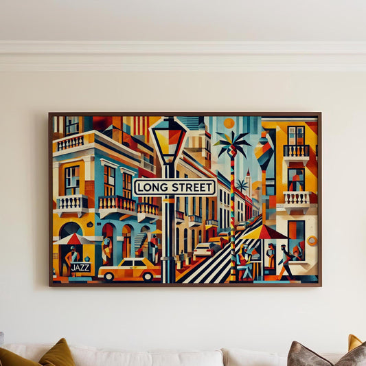 Long Street Wall Art Cape Town Print South Africa Travel Poster Housewarming Gift South Africa Art Decor