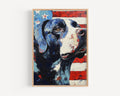 Dog Wall Art Patriotic - United States