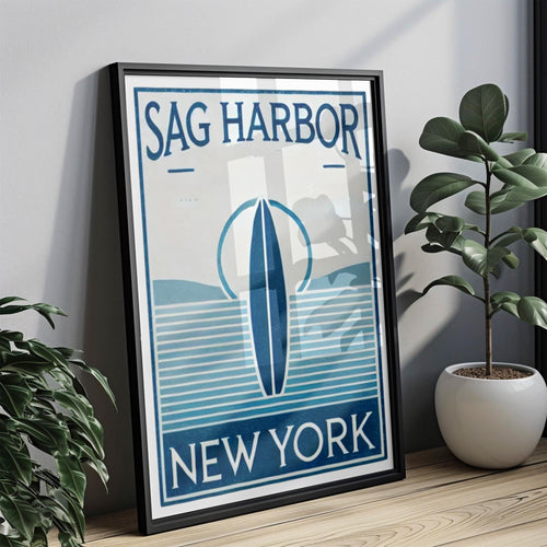 Sag Harbor Coastal Print - New York, USA