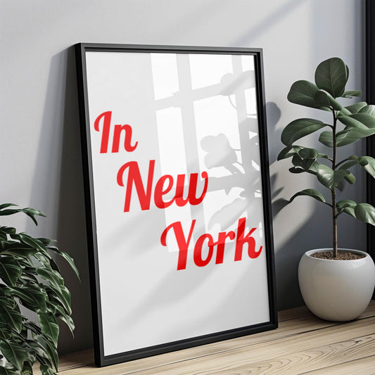College Art New York Wall Art Print, Dorm Room Decor, Travel Gift, Housewarming Decor, NYC Map Poster, College Graduation Present