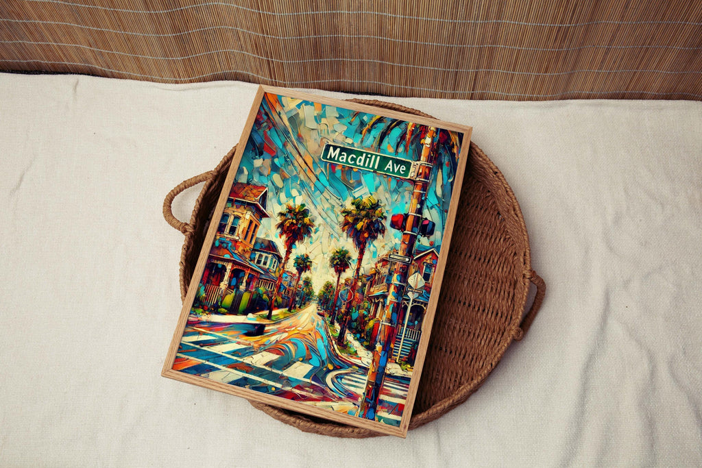 MacDill Ave Print Modern - Tampa, Florida, USA