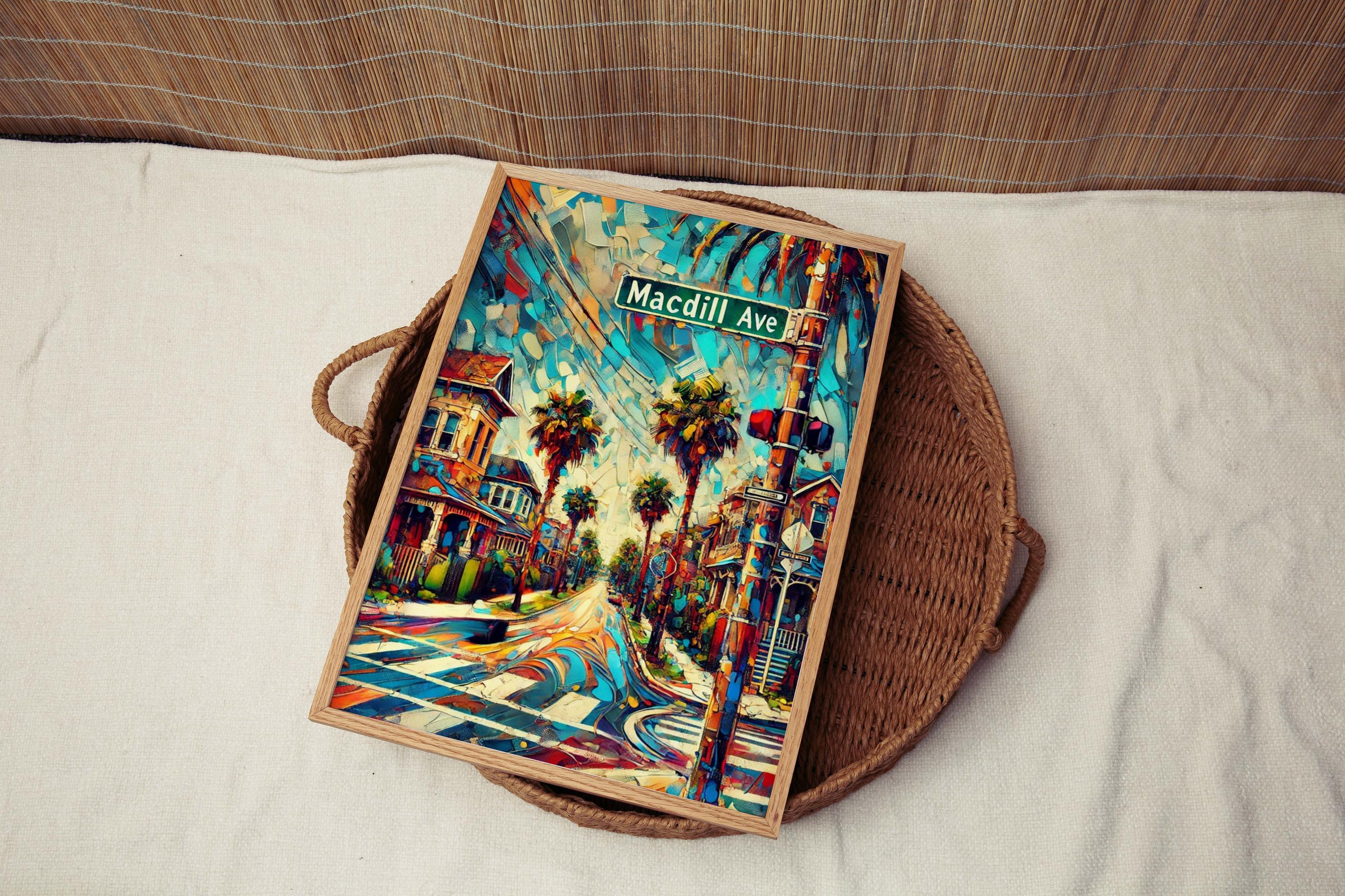 MacDill Ave Print Modern - Tampa, Florida, USA