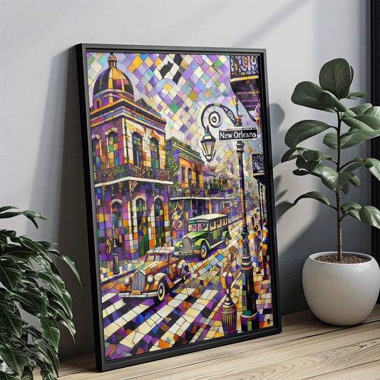 Louisiana Wall Art New Orleans Print Travel Poster USA Gift Louisiana Decor Housewarming Gift Louisiana Travel Art
