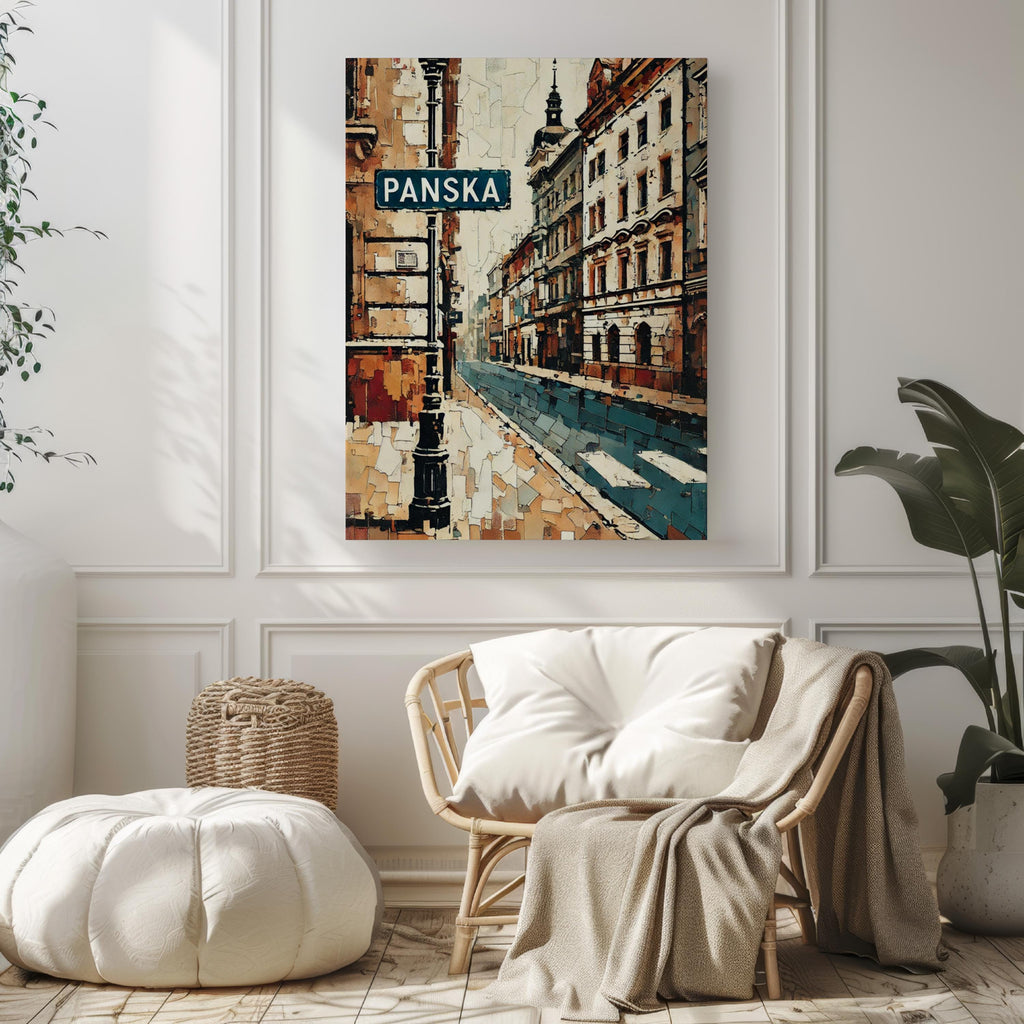 Panska Street Sign Print - Bratislava, Slovakia