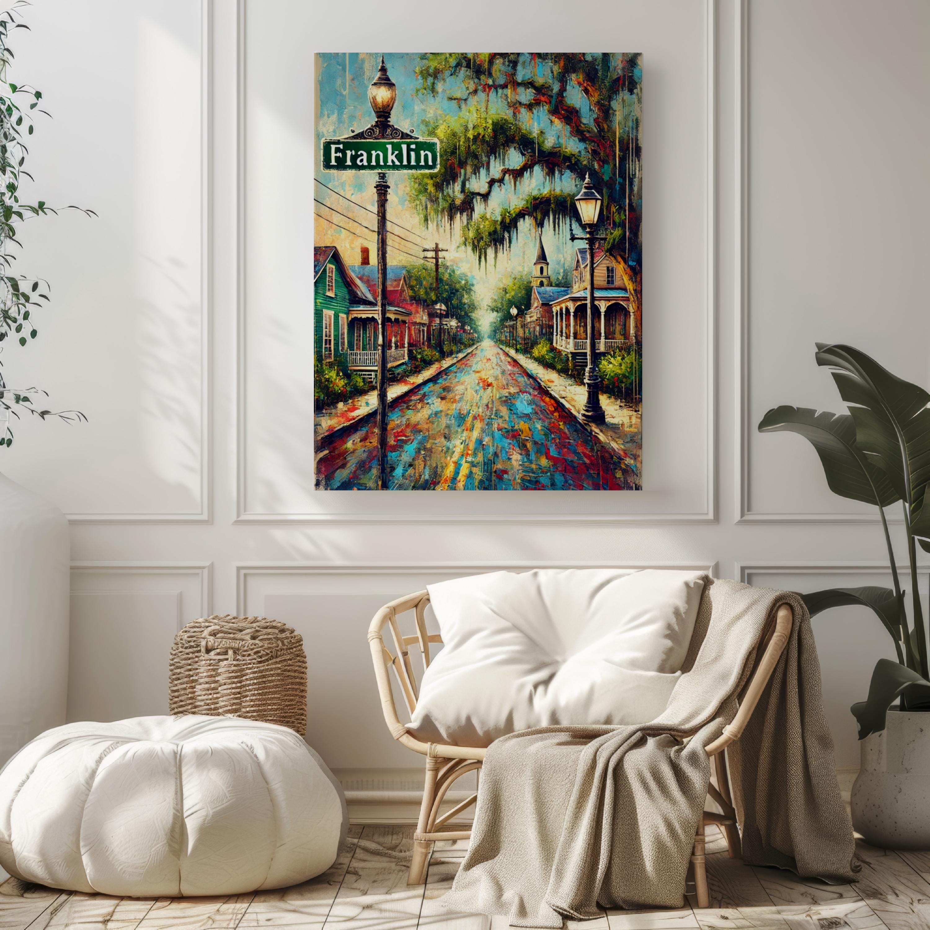 Franklin Travel Poster - Franklin, Louisiana, USA