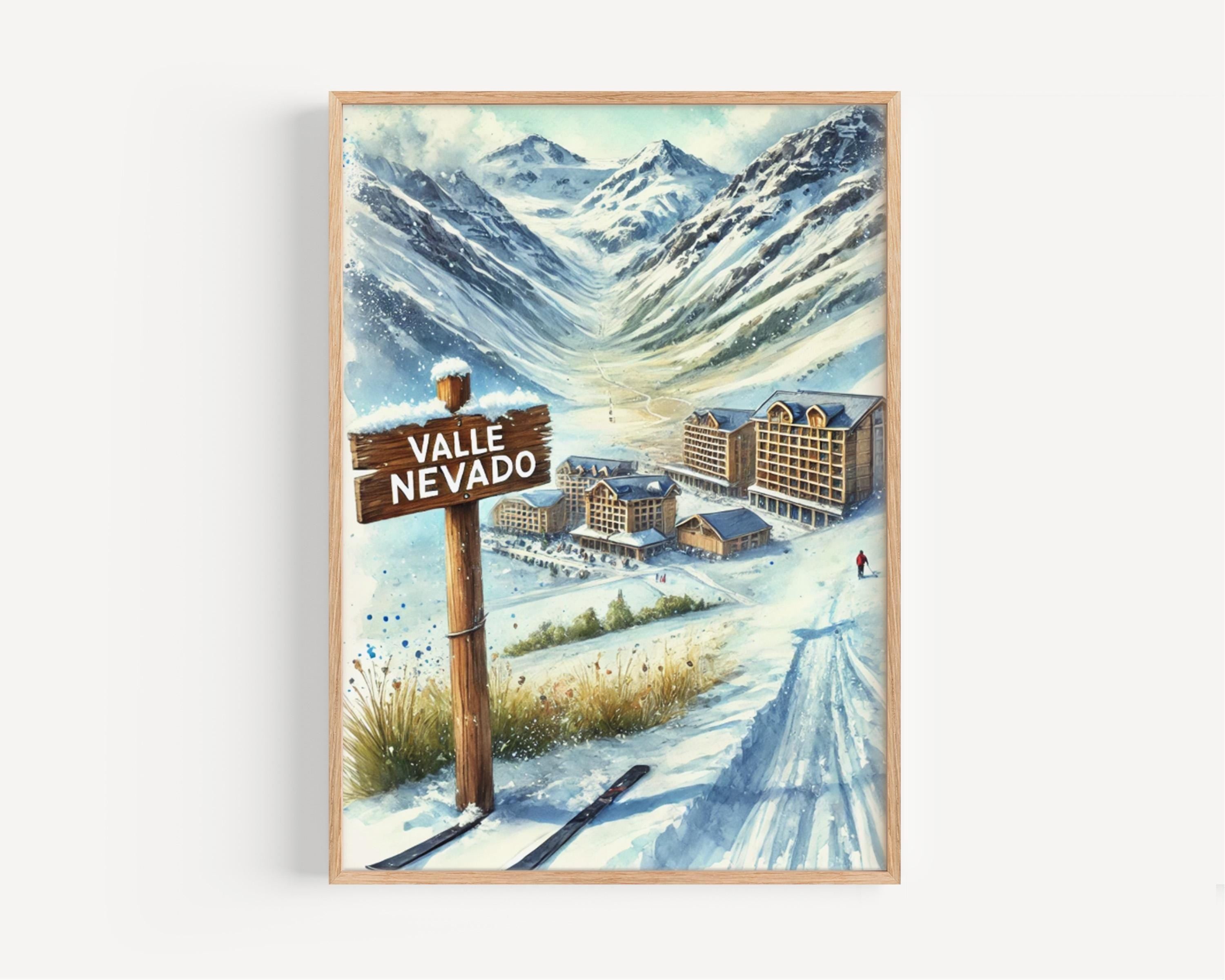 Valle Nevado Ski Resort Print - Chile