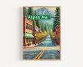 Aspen Ave Wall Art Rustic - Flagstaff, Arizona, USA