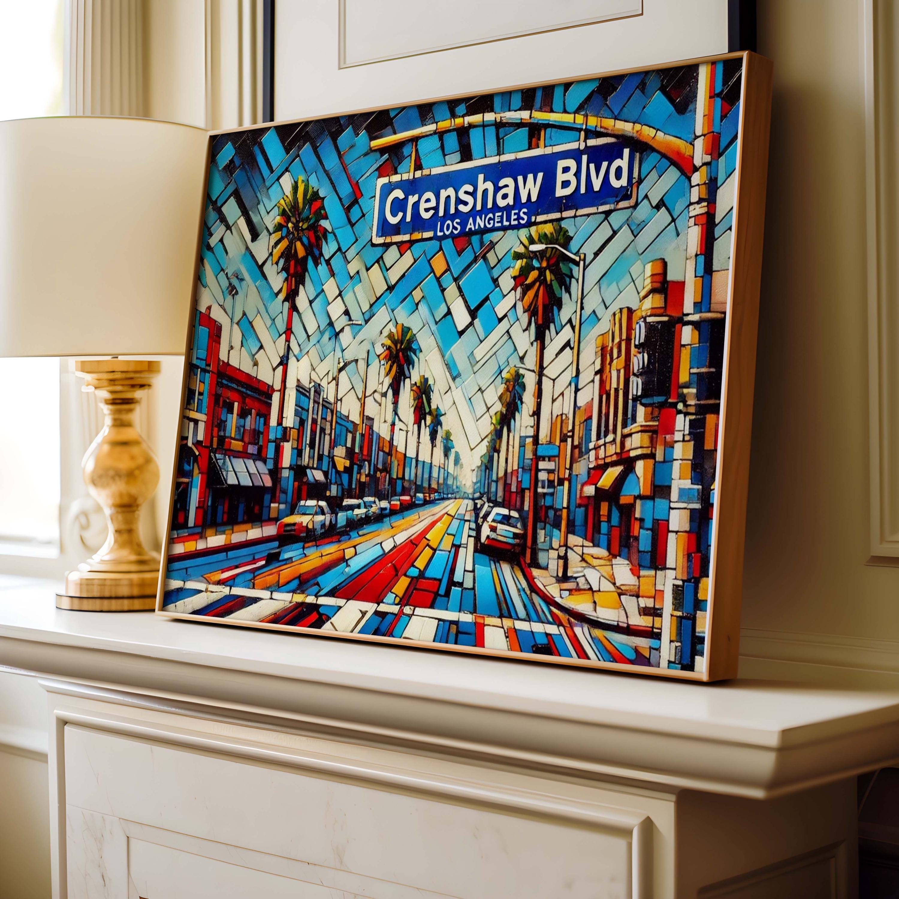 Crenshaw Boulevard Print - Los Angeles, California, USA